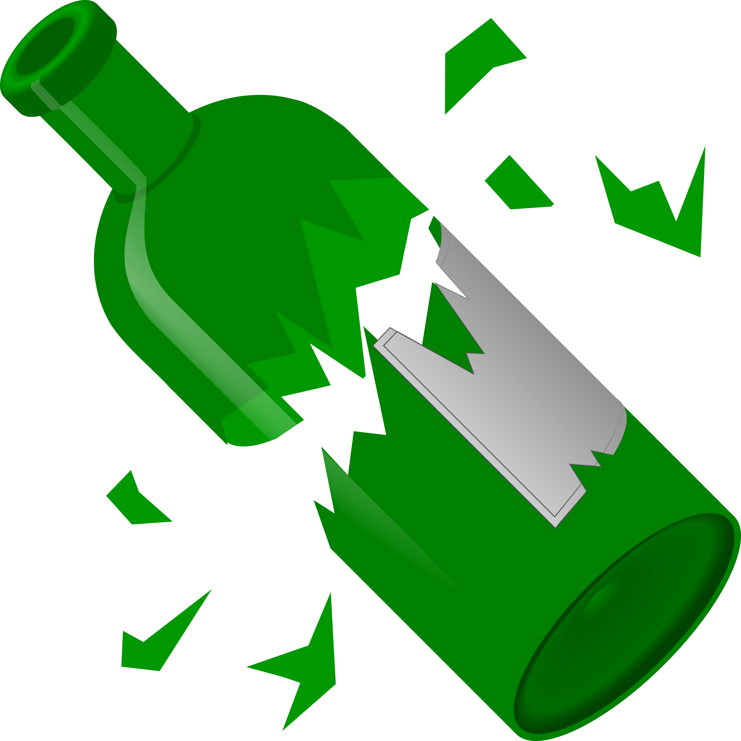 Broken Clip Art Free Clipart Broken Bottle Qubodup - Broken Bottle Clipart (800x800), Png Download