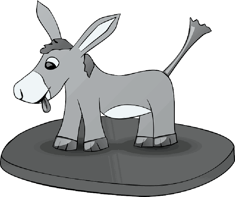 Mb Image/png - Donkey Clip Art (800x671), Png Download