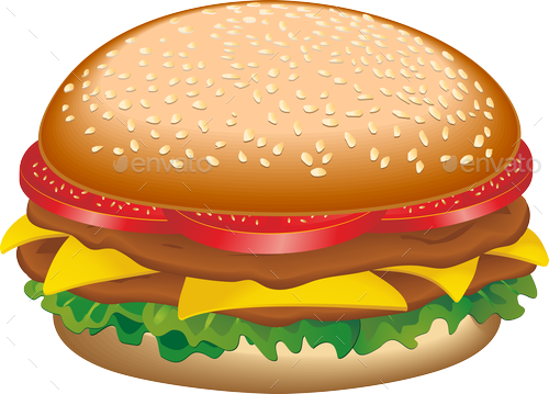 Fast Food Hamburger Fries And Drink Menu Preview Fries - Fast Food (500x359), Png Download