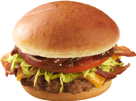 Bbq Bacon Cheeseburger - Barbecue (560x560), Png Download