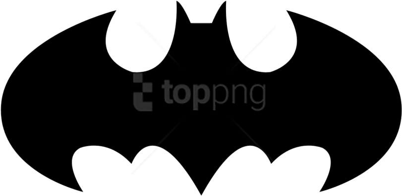 Free Png Batman Logo Png Images Transparent - Batman Symbol (850x437), Png Download