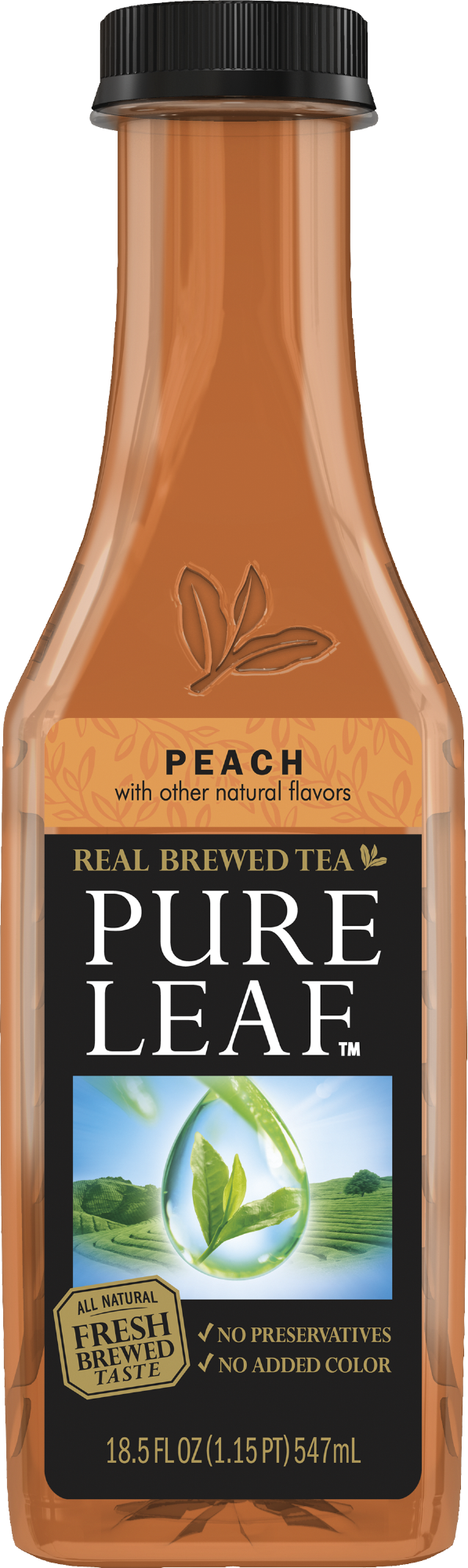 Pure Leaf Peach Tea - Pure Leaf Pomegranate Tea (597x2000), Png Download