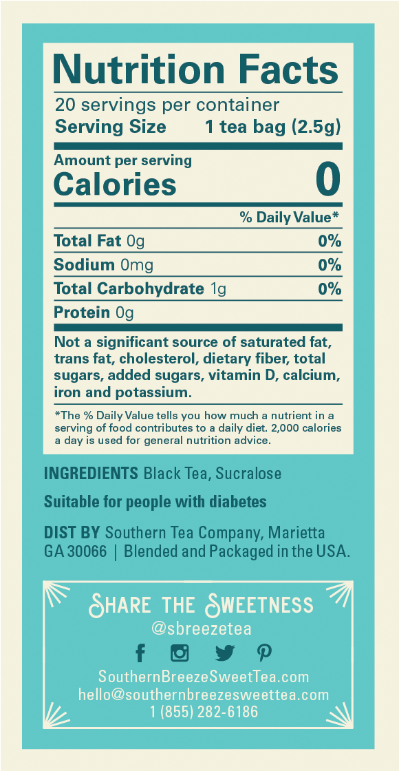 Original Cold Brew Sweet Tea - Poster (1500x1500), Png Download