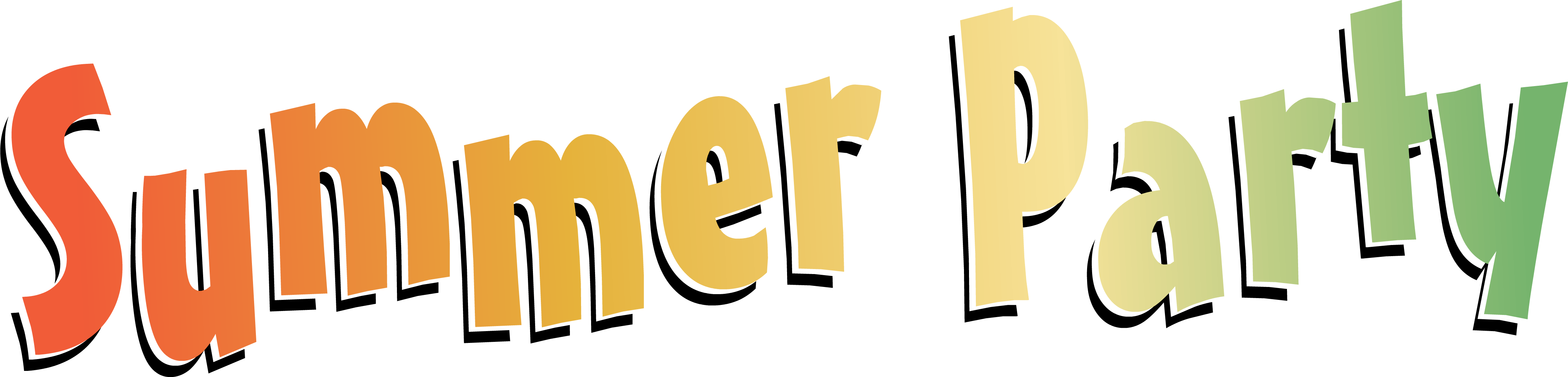 Clipart Freeuse Stock Club Penguin Wiki Fandom Powered - Summer Party Png (4369x1051), Png Download