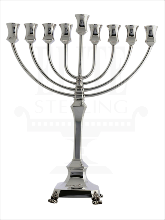 Menorah Png - Candle Holder For Hanukkah (585x780), Png Download