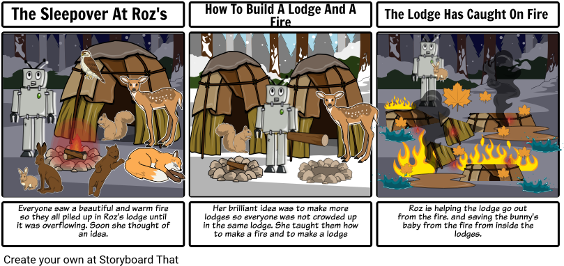Roz And The Animals - Cartoon (815x395), Png Download