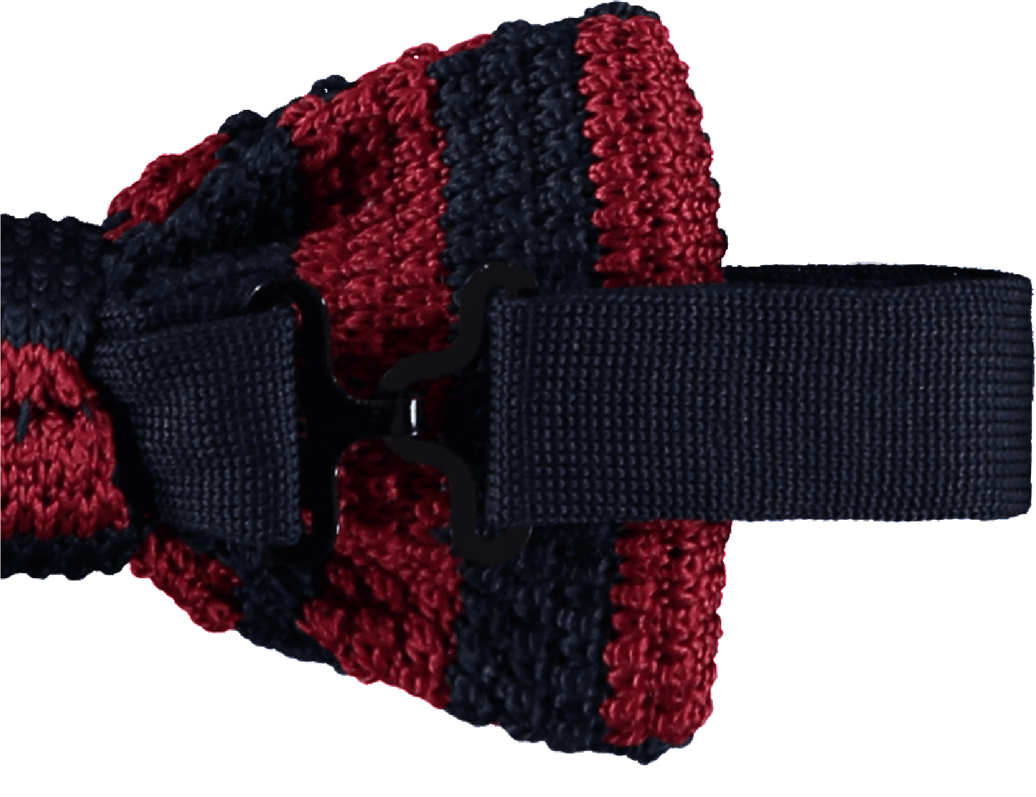 Bow Tie Knitted Navy Blue Red - Crochet (2128x2128), Png Download