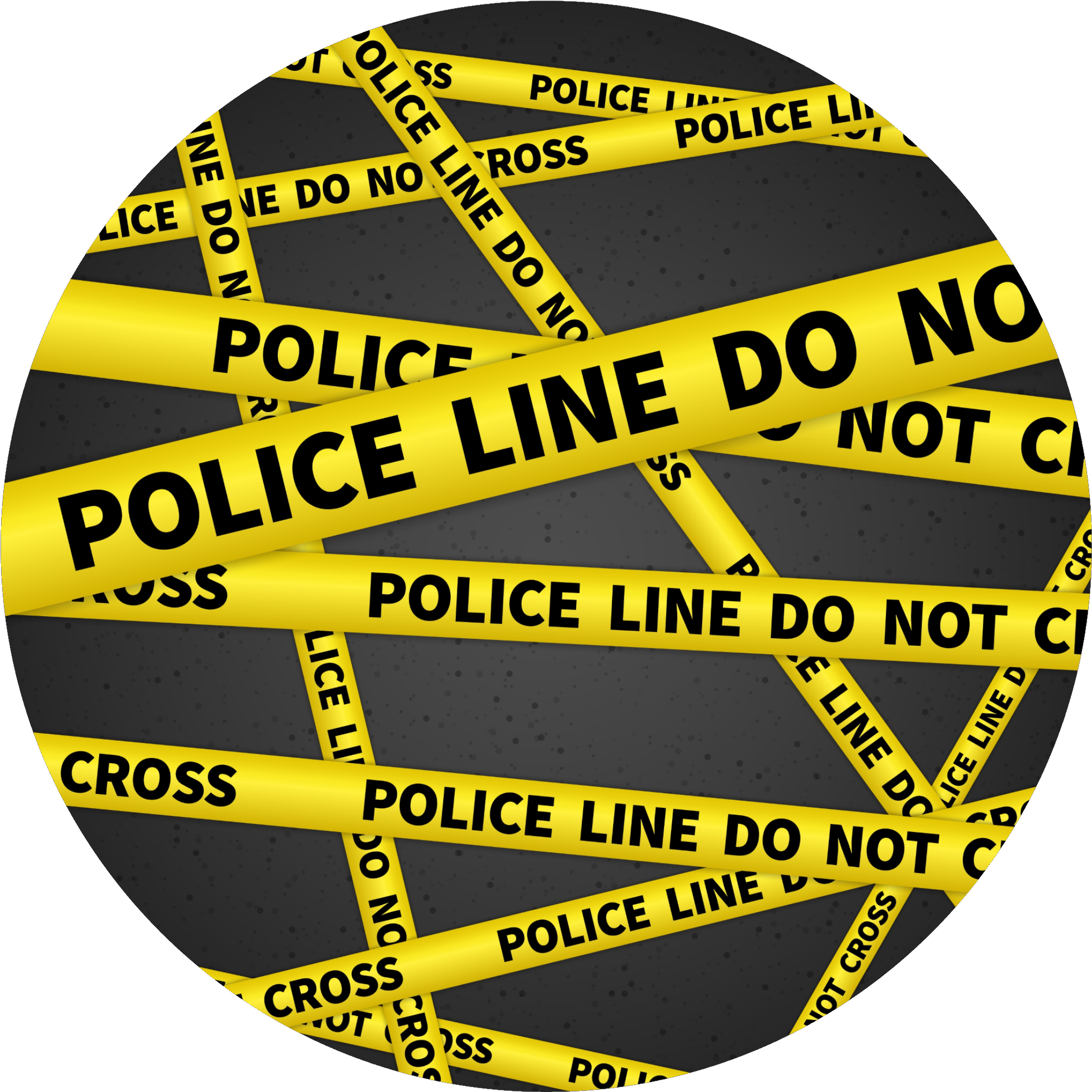 Do Not Cross Pop Up Expandable Phone Grip - Police Tape (2048x2048), Png Download
