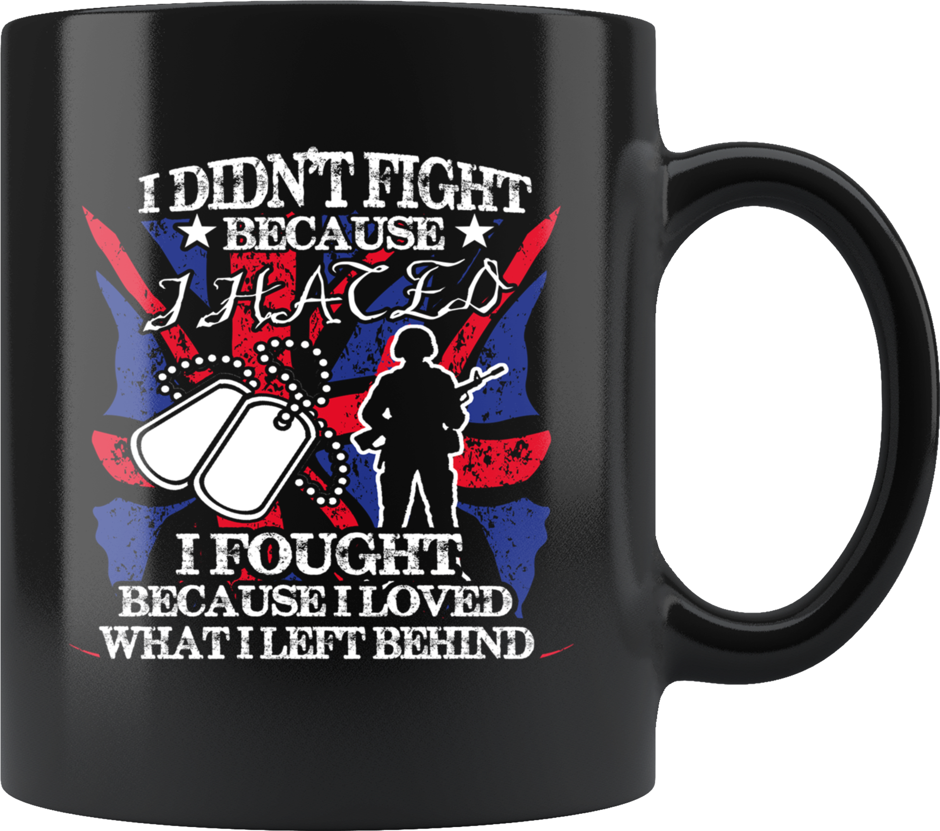 Veteran American Black Ceramic Coffee Mug Quotes Cup - Mug (2000x2000), Png Download
