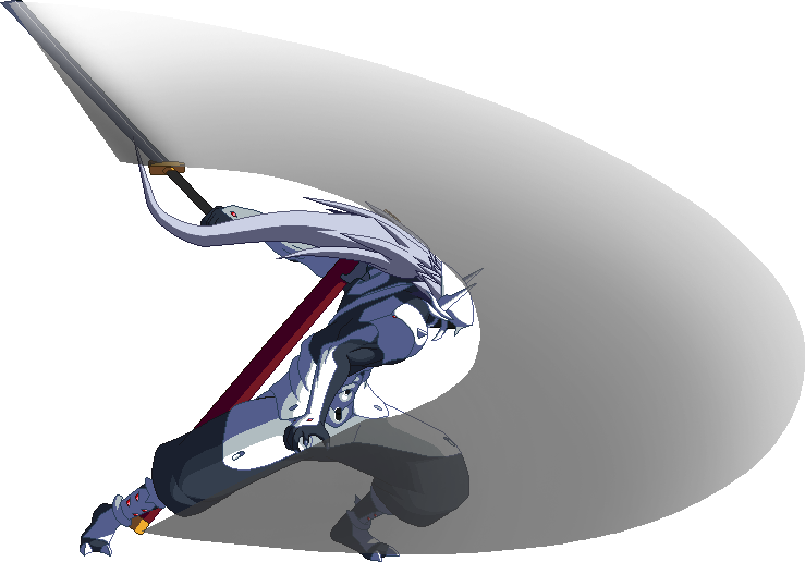 Bbcs Hakumen 6c - Hakumen Png Gif (739x516), Png Download