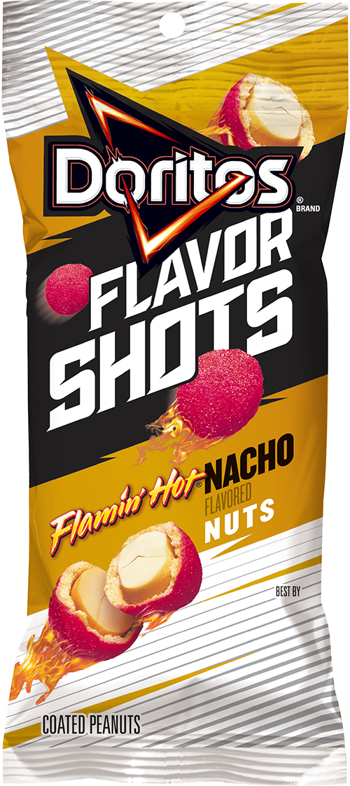 Doritos® Flavor Shots Flamin' Hot® Nacho Cheese Flavored - Doritos (500x1123), Png Download
