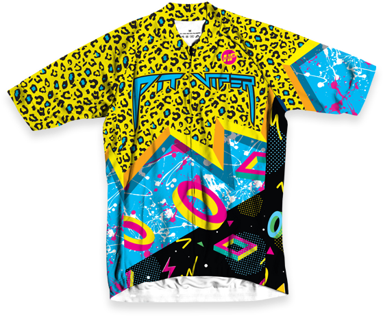 Pit Viper Jersey Front V=1528220695 - Active Shirt (600x593), Png Download