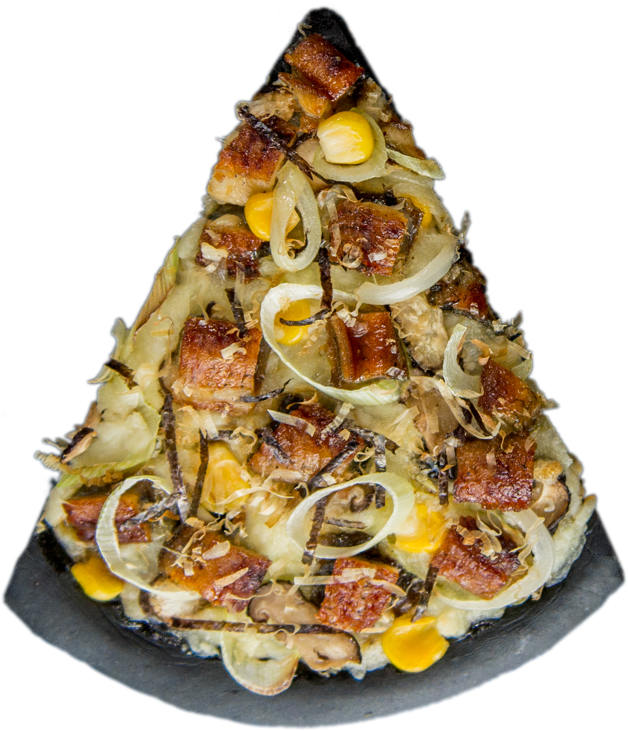 Unagi Japanese Leek Pizza - Fast Food (2206x2489), Png Download