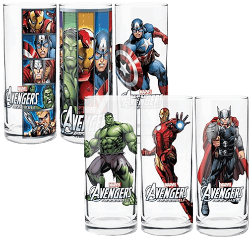 6 High Ball Glasses - Hulk (600x600), Png Download