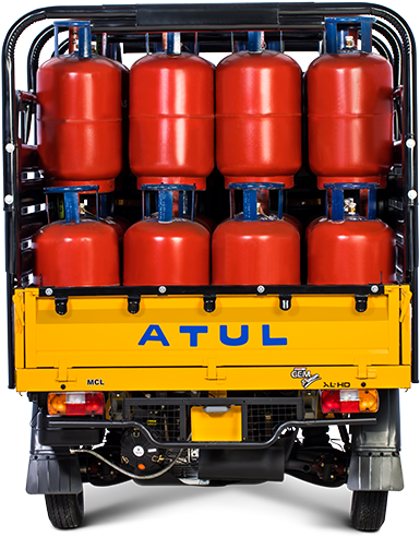 Gas Cylinder Carrier - Truck (800x600), Png Download