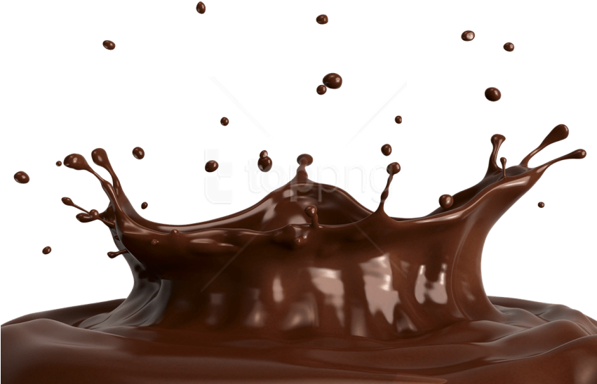 Free Png Chocolate Splash Png Pic Png Images Transparent - Explosion De Chocolate Png (850x567), Png Download