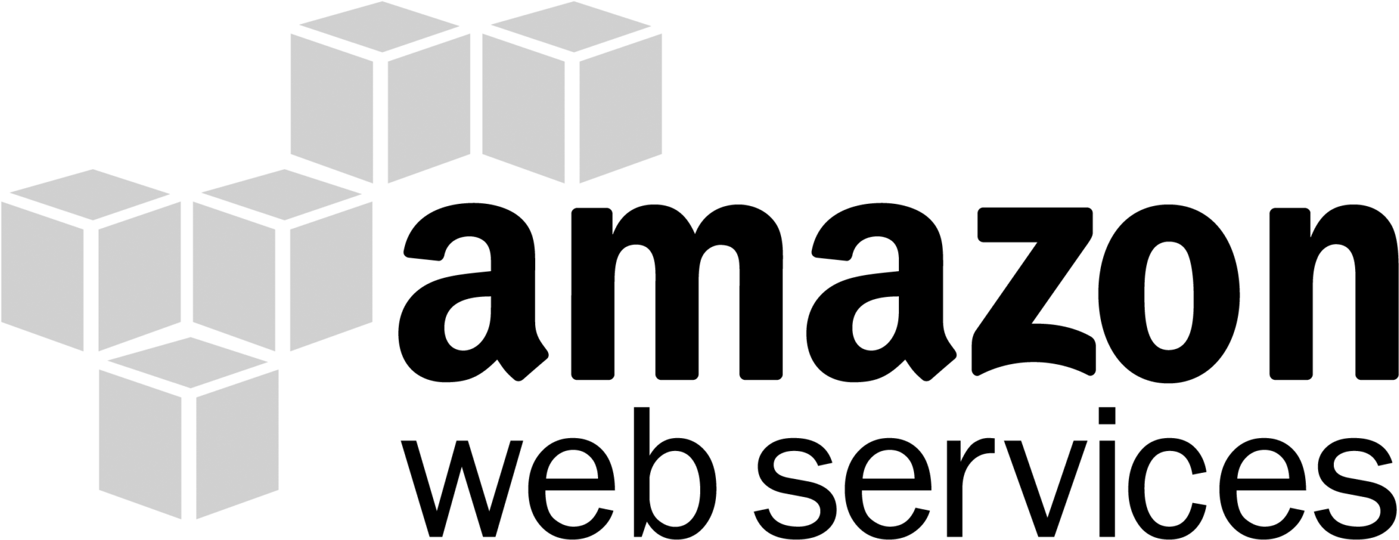Amazon Web Services B&w - Graphics (2048x800), Png Download