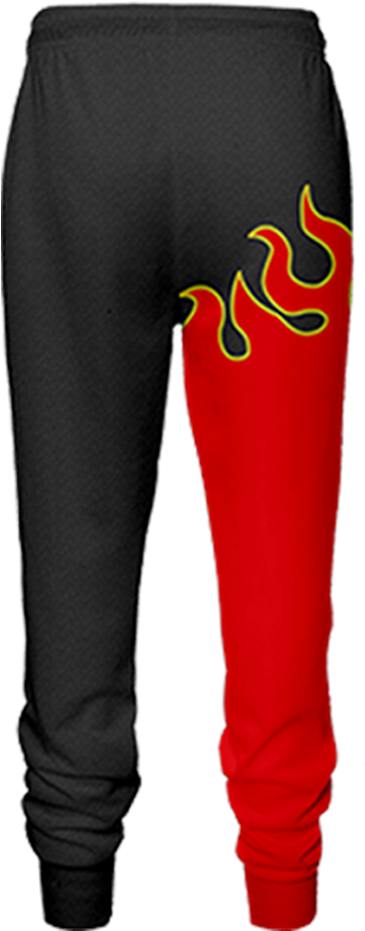 Tekken Jin Kazama Red Flame Cosplay Jogging Pants Fullprinted - Pocket (1024x1024), Png Download