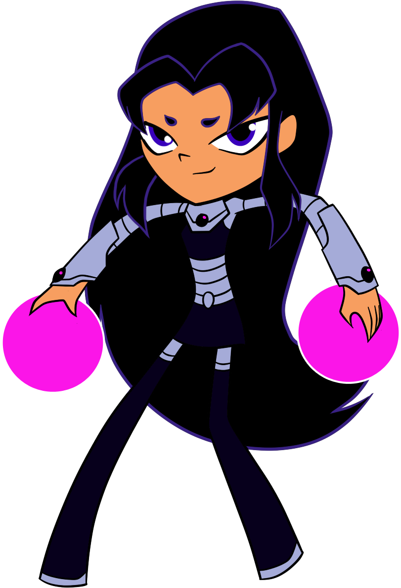 Ttg Style Blackfire - Teen Titans Go Blackfire Transparent (1115x1378), Png Download