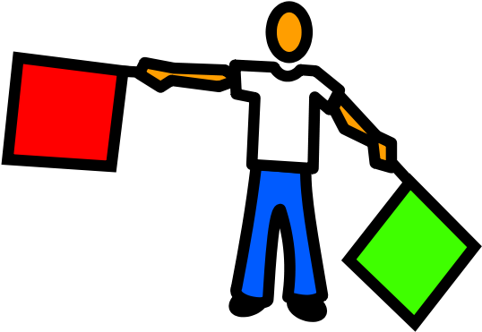 S Semaphore Png Clip Arts (600x600), Png Download