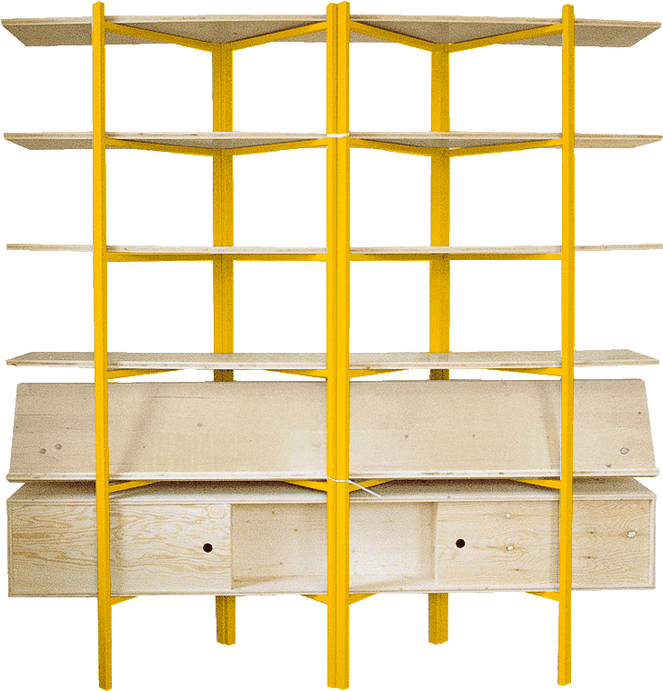 Side Table Version - Shelf (800x886), Png Download