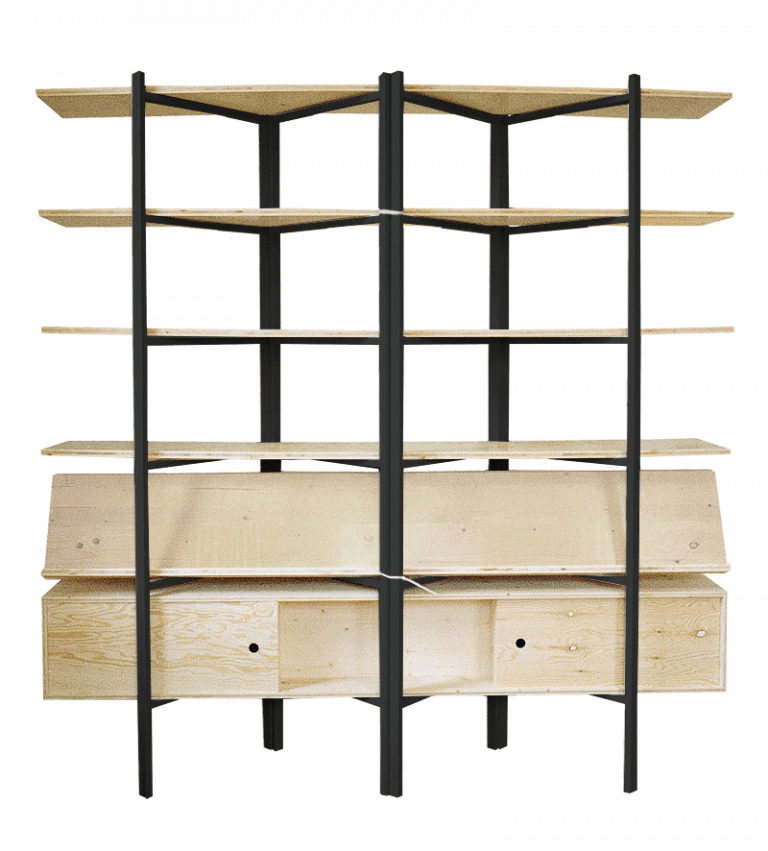 Muebles Manuel Z-bookshelf - Furniture (768x851), Png Download