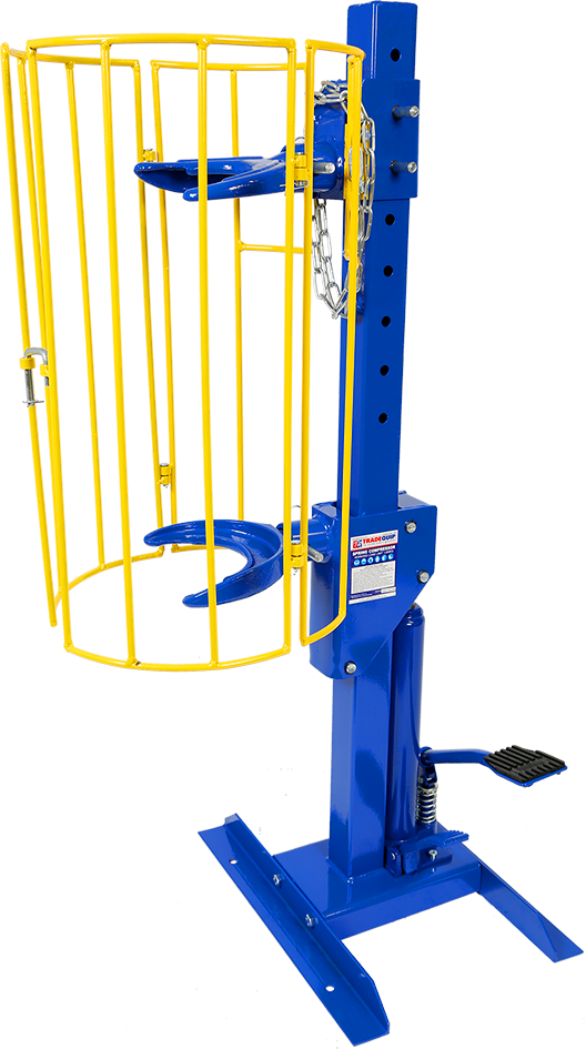 Tradequip 1221t Strut Coil Spring Compressor - Crv 1 Mikels (528x945), Png Download