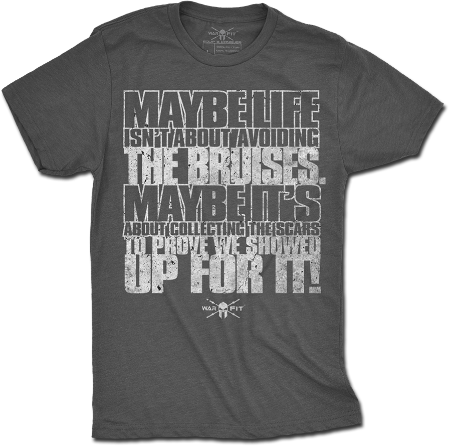 Bruises Tee - Monochrome (1024x1024), Png Download
