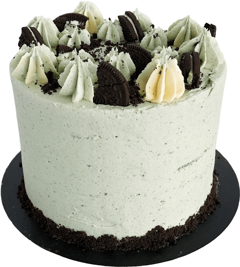 Vegan Cookies And Cream Cake - Chocolate Cake (1024x1024), Png Download