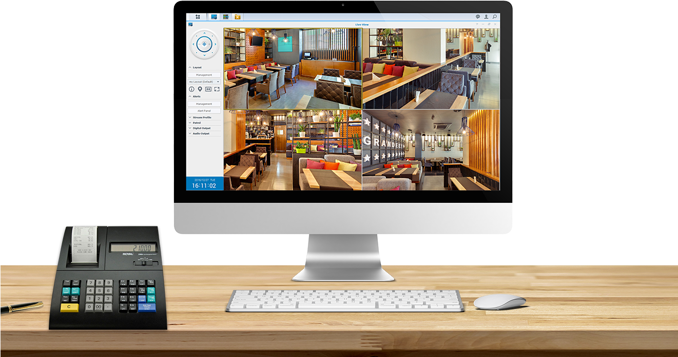 Usually One Site With 16 Cameras And Less - Desktop Computer (1320x752), Png Download