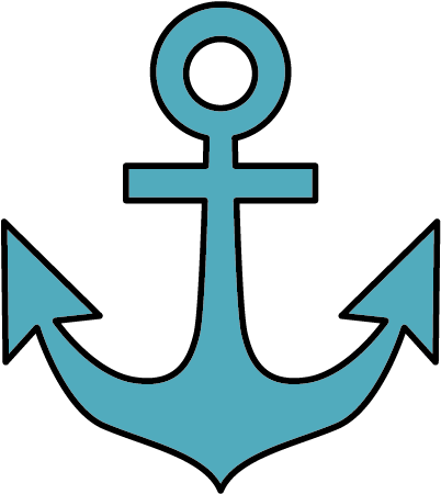 Icon Blue Transprent Png - Jangkar Icon (625x624), Png Download