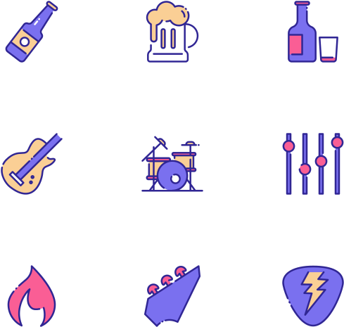 Rock And Roll (600x564), Png Download