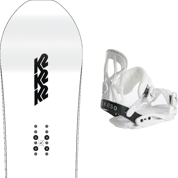 K2 Bottle Rocket 2018 Drake Fifty White - Snowboard (600x600), Png Download