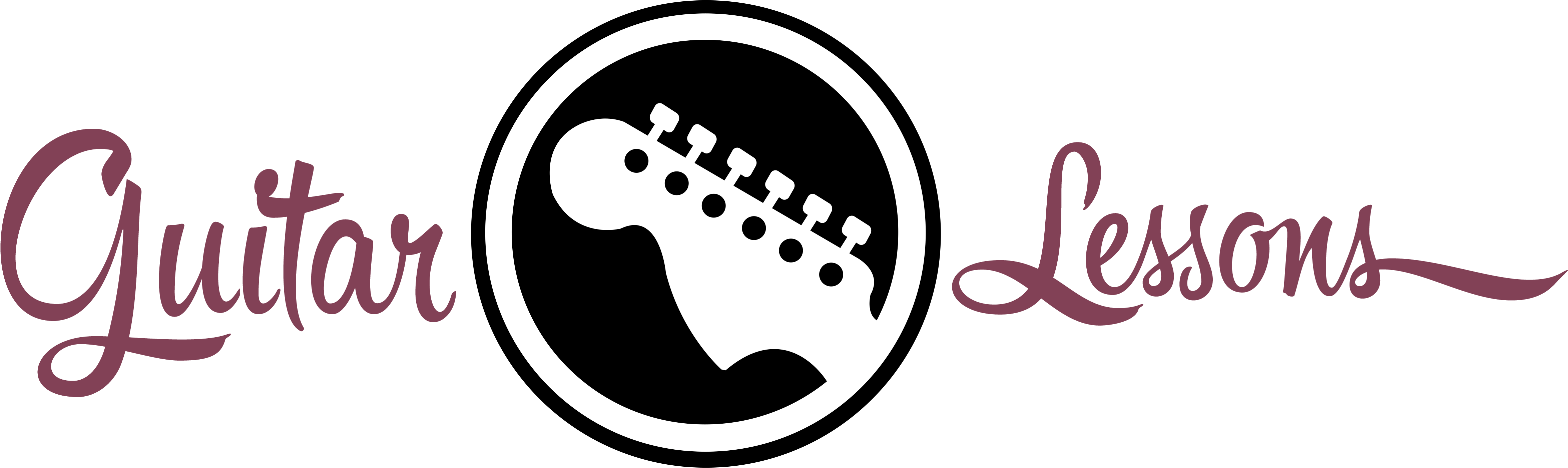 San Diego Guitar Lessons - Rock Band Guitar Icon (5184x1440), Png Download