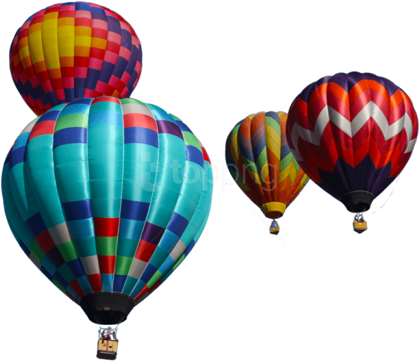 Free Png Airship Png Images Transparent - Hot Air Balloon Png (850x735), Png Download