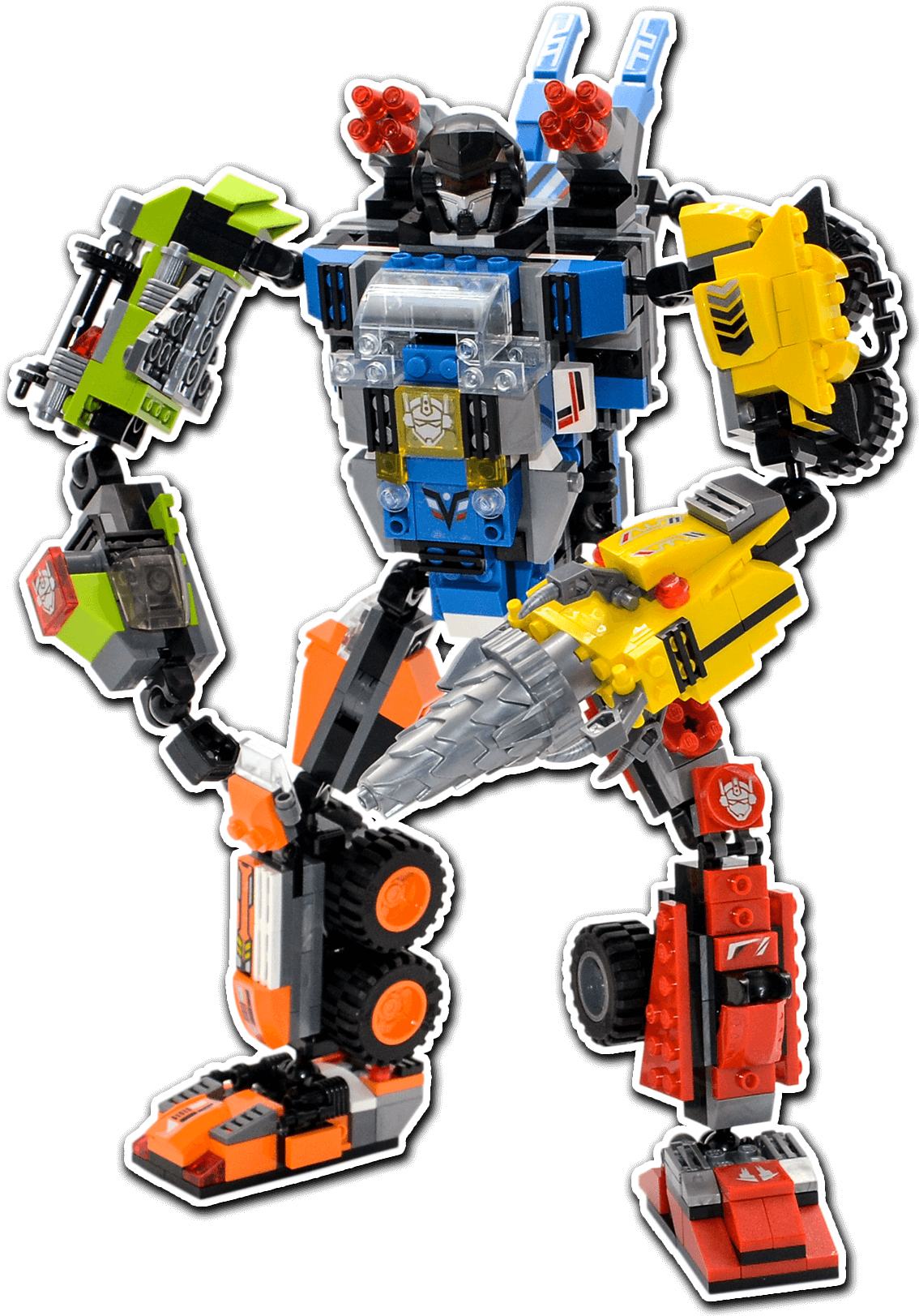 Giant Transforming Robots - Military Robot (1146x1633), Png Download