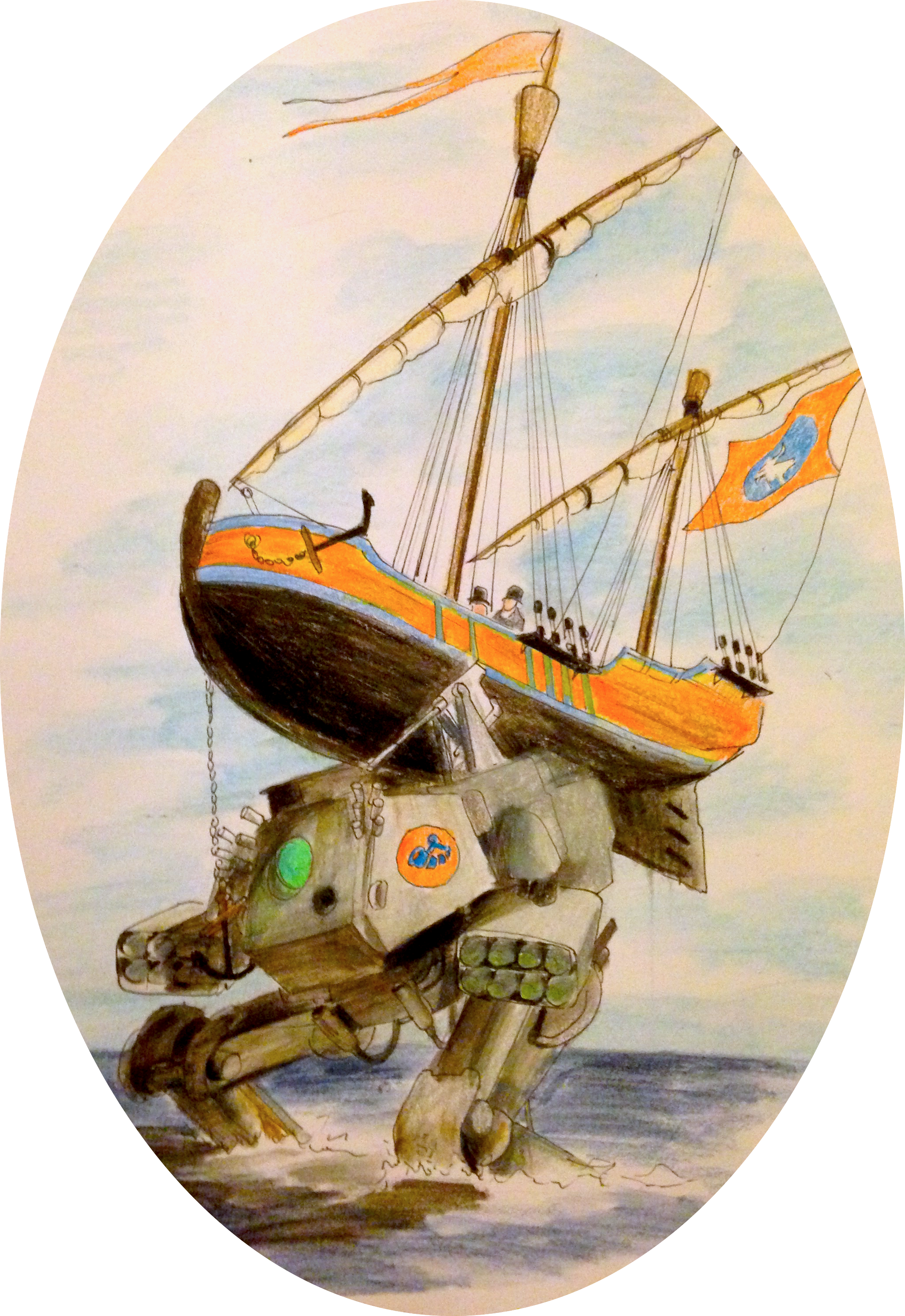 Original Contentthey're Back Boys The Giant Death Robot (2057x2990), Png Download