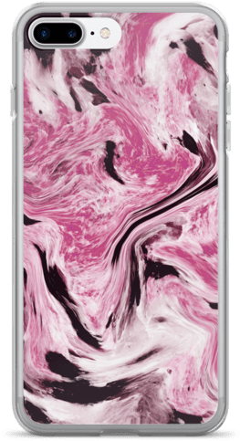 Marble Rock Colorful Swirl Pink Hue Iphone 7/8 Case - Marble (600x600), Png Download