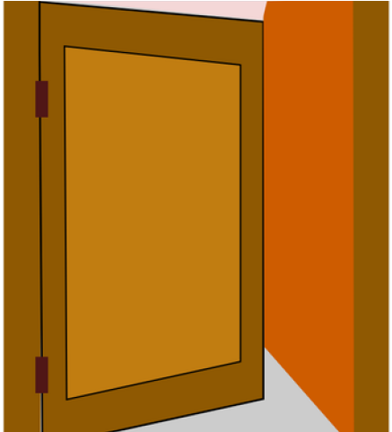 Door Clipart Transparent Background - Door (640x480), Png Download