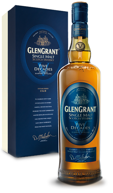 Glen Grant Five Decades (385x888), Png Download