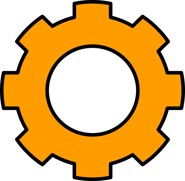 Gear Clip Art At Clker Com Vector - Clipart Wheel Gear (600x586), Png Download