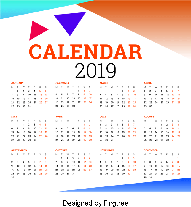 800 X 800 3 - 2019 Vector Calendar Free (800x800), Png Download