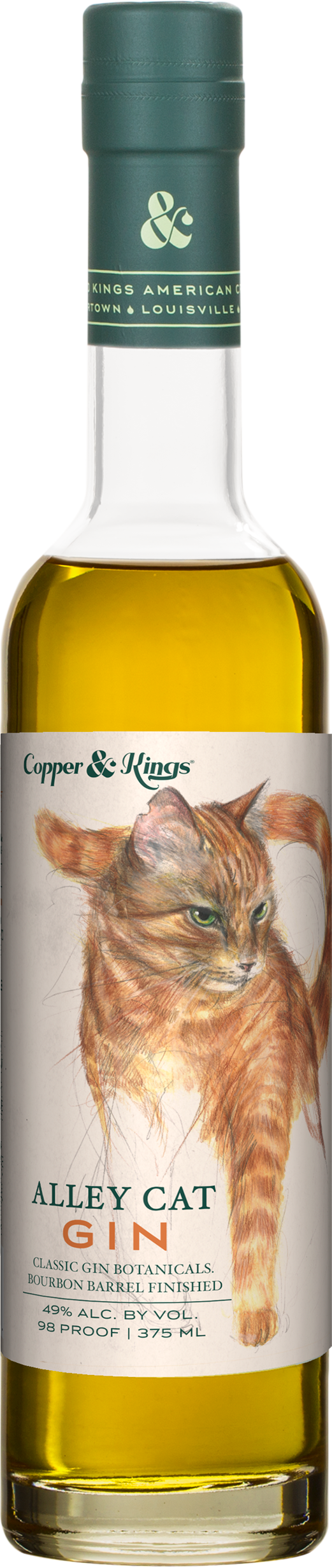 521 X 2462 8 - Alley Cat Gin (521x2462), Png Download