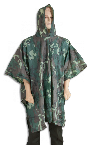 Poncho Impermeable Camuflaje - Raincoat (600x600), Png Download