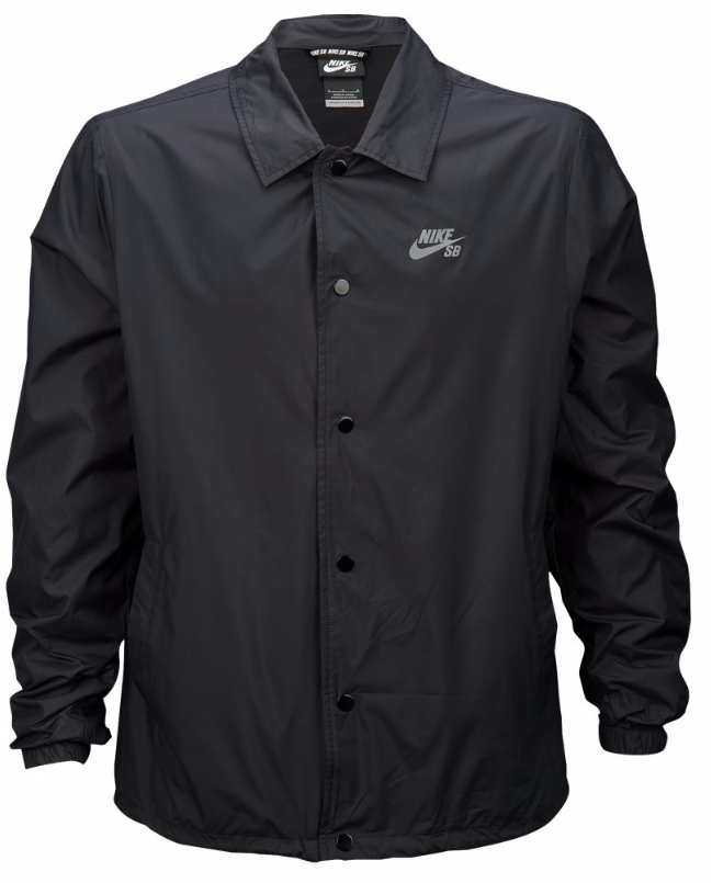 Kurtka Nike Sb Shield Coaches Black Cool Grey (1440x804), Png Download