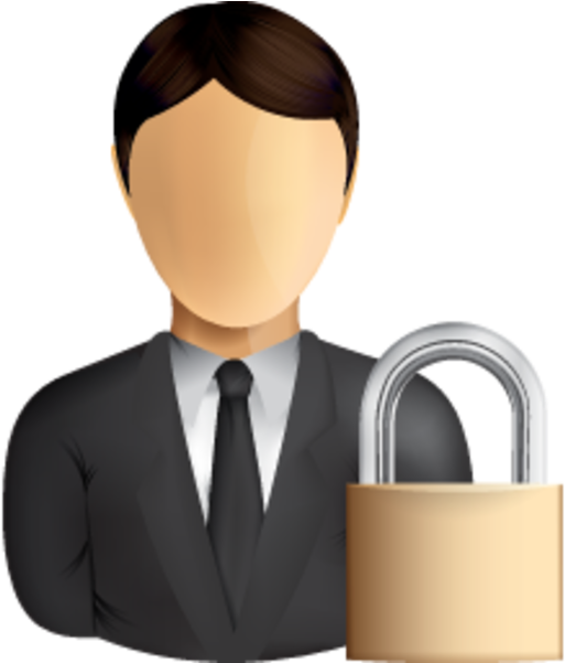 Business User Lock 1 Image - Business User (600x600), Png Download