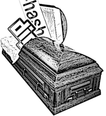 The Downside Of The Startup Failure Craze - Brown Coffin (500x500), Png Download