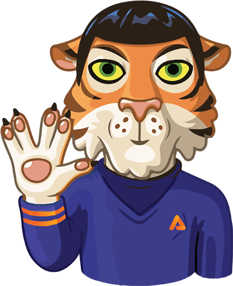 Fibre-tiger - Cartoon (600x600), Png Download