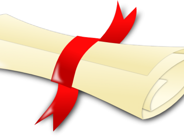 Clip Art Diploma Png (640x480), Png Download