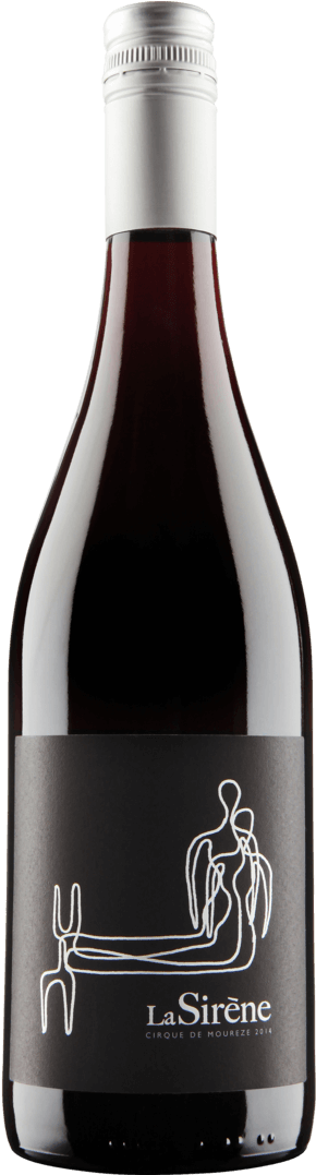 La Sirene Cirque De Moureze - Glass Bottle (400x1076), Png Download